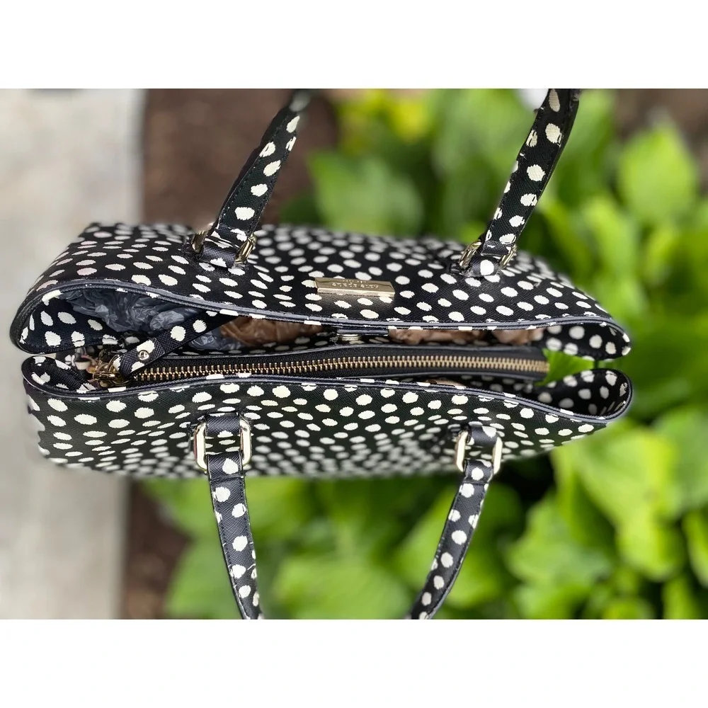 Kate‎ Spade Bag Laurel Way Evangelie Satchel Musical Dot Polka Dot Crossbody